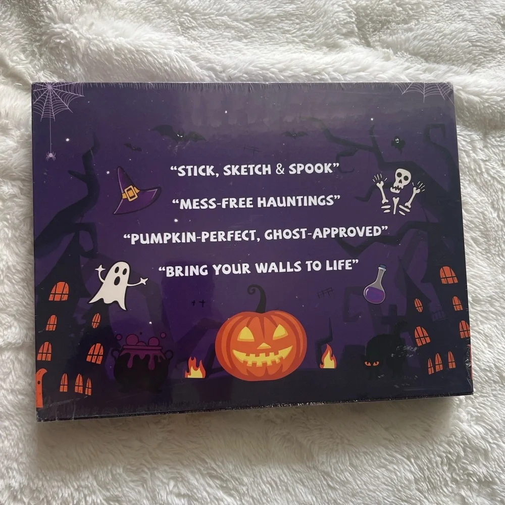 New Family Halloween Chalk Set 24 Colors Kids Sidewalk Art Kit – New